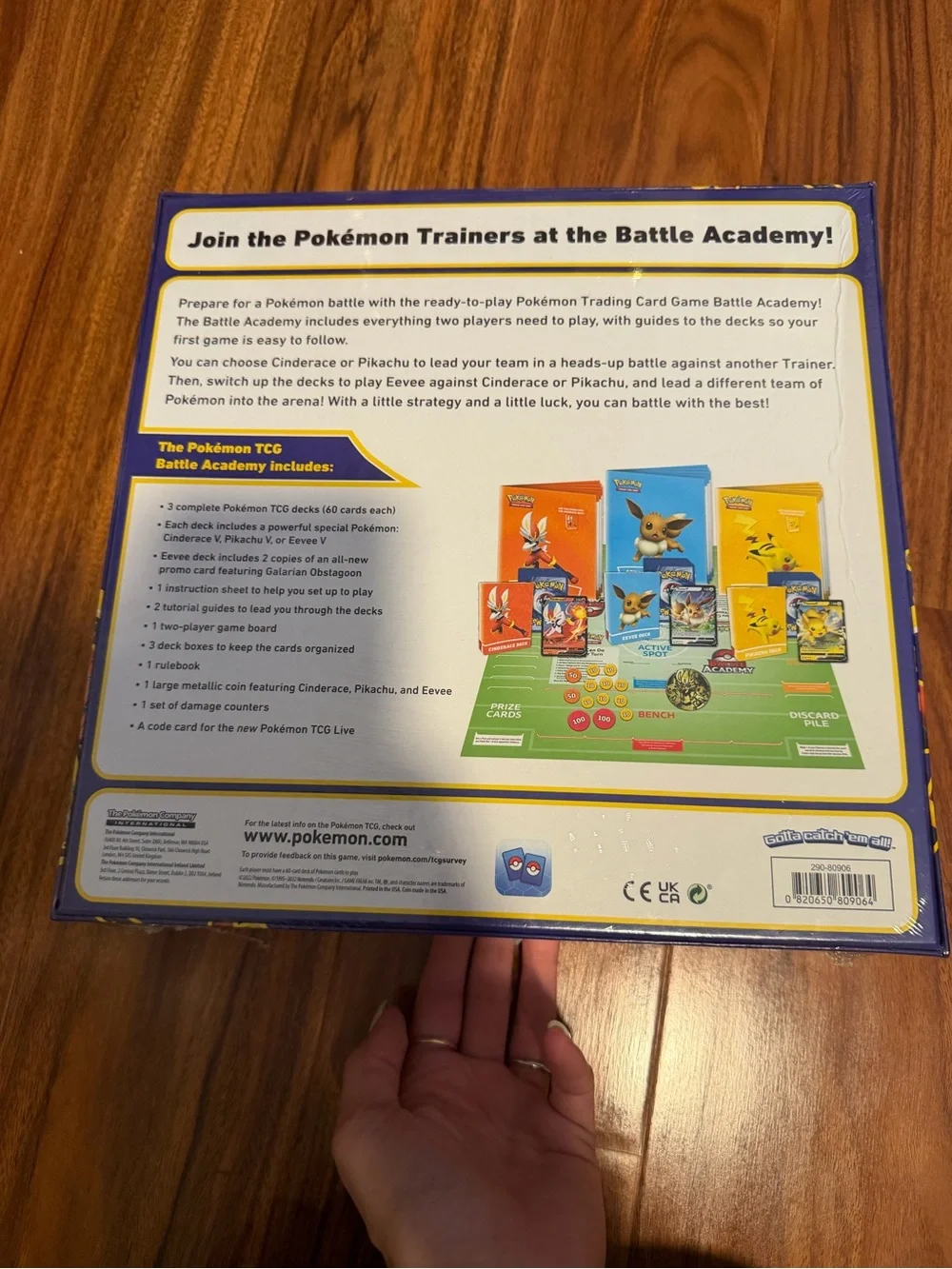 Pokémon Battle Academy Board Game - Pikachu & Cinderace